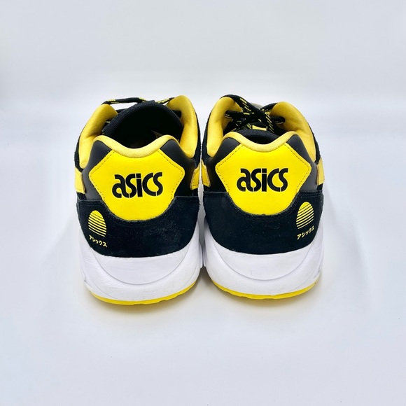 Asics Gel Diablo ‘Welcome To The Dojo’ Sun Logo Yellow Black Sneaker Men’s Sz 10 - Picture 6 of 11